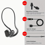 AIFMY Casque sans fil étanche adapter pour la natation